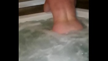 Sexy MILF Fucking Young BF In Hot Tub