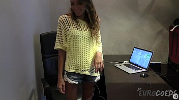 Melisa First Time Porn Interview In My Office