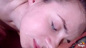 Amateur Slavic Teen Gets Huge Orgasm And Received A Big Shower Of Cum On Her Face
