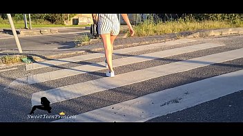 Love To Film My GF While We Walk Together Candid Collection