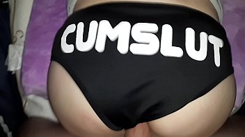Wife Fucked In Cumslut Panties Used As A Cumdumpster