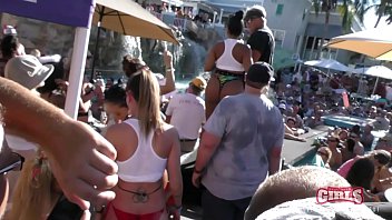 Insane Pussy Twerk Pool Party Key West Fest Sluts